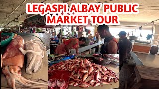 SENTROLEGASPI ALBAY PUBLIC MARKET TOUR  DITO AKO NAKA KITA NG MALAKING PUSIT [upl. by Rhpotsirhc]