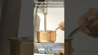 Chef Degeimbre Uses Powerful UIP1000hdT Sonicator In Molecular Cuisine [upl. by Naerad4]