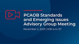 11223 Standards and Emerging Issues Advisory Group Meeting Part 2 of 2 [upl. by Nealon]