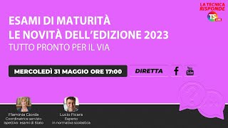 Esami di Maturità le novità delledizione 2023 tutto pronto per il via [upl. by Snevets]