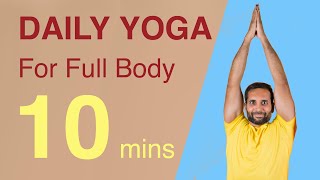 Transform Your Body with 10Min Beginner Yoga  Mayur Karthik [upl. by Moreland]