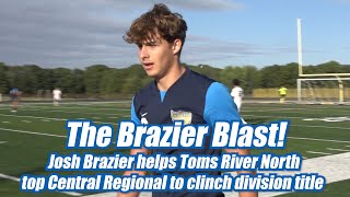 Toms River North 1 Central Reg 0  Boys Soccer  Josh Brazier Goal  TRN clinches division title [upl. by Bowler]