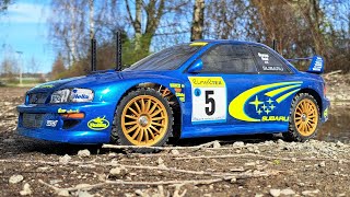 Subaru Impreza WRC 1999  Tamiya 110  RC Model [upl. by Essilrahc]