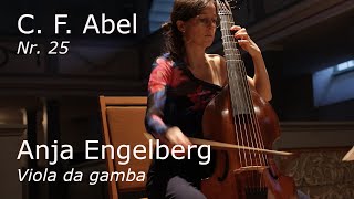 Carl Friedrich Abel  Nr 25  Anja Engelberg Viola da gamba [upl. by Eixela]