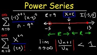 Power Series  Finding The Radius amp Interval of Convergence  Calculus 2 [upl. by Aylward543]