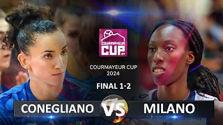 Gold Final of Courmayeur Cup 2024  Prosecco Doc Imoco Conegliano vs Vero Volley Milano [upl. by Madeleine]