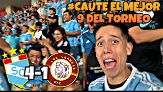 DESDE EL ESTADIO SPORTING CRISTAL VS LOS CHANKAS 41  TRIPLETE DE CAUTERUCCIO [upl. by Einafit810]