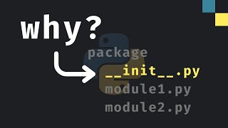 What does initpy do in Python [upl. by Delp]