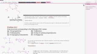 Lets study Organic Chemistry Amine Nomenclature Naming Amines [upl. by Aneeuq]