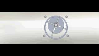 Group E Air Motor  Vane Motor Animation [upl. by Aleacem]