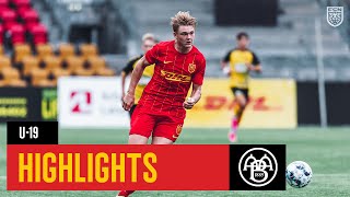 U19 Highlights  FC Nordsjælland 6  1 Aalborg BK [upl. by Atsirtal]