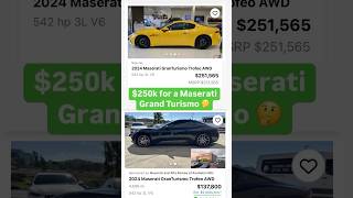 Buy a used Maserati Grand Turismo and save 114k 🤯 maserati ghibli ferrari inflation ytshort [upl. by Niamjneb512]