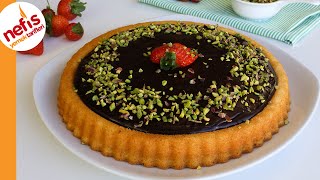 Çikolata Soslu Tart Kek Tarifi  Nasıl Yapılır [upl. by Sidoney]