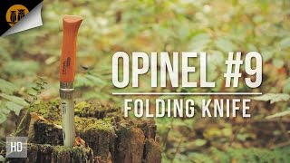 Opinel No 9  Folding Bushcraft Knife  Field Review [upl. by Agueda]