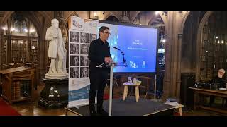 Manchester Metro Mayor Andy Burnham at John Rylands amp The Fed My Voice Kristallnacht Commemoration [upl. by Asirem]