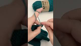 knitting pattern tutorial shorts knitting crochet [upl. by Yrad]