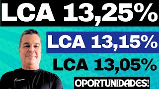 AS MELHORES OPORTUNIDADES DE INVESTIMENTOS NA RENDA FIXA EM LCA COM TAXAS DIFERENCIADAS E FGC [upl. by Nivag732]