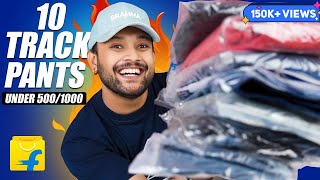 10 Best Track Pants Joggers Under 5001000 for Men 🔥 Flipkart Cargo Pants Haul 2024  ONE CHANCE [upl. by Abbey]