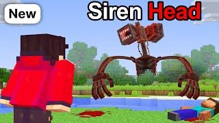 We Survived Siren Head in Minecraft [upl. by Nahtaneoj]