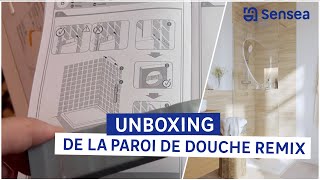 📦Unboxing  paroi de douche Remix à litalienne [upl. by Lienet]