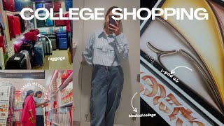 Shopping 🛍️ for medical college Hostel essentials iPad Air unboxing stationary items [upl. by Roban]