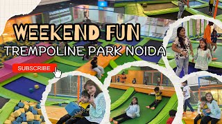 Trampoline Park in Noida  Weekend Fun in Trampoline Park  Trampoline Park in Delhi NCR [upl. by Nyrem14]