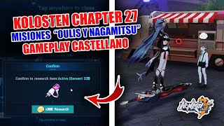 4 KOLOSTEN  CHAPTER 27  MISIONES OULIS Y NAGAMITSU  GAMEPLAY EN CASTELLANO  Honkai Impact 3rd [upl. by Baumbaugh]