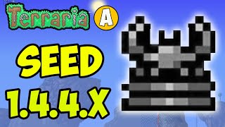 Terraria how to get CRAB STATUE NEW SEED 1449  Terraria 1449 Crab Statue [upl. by Hulda]