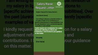 Salary Raise Request Letter to Boss II Letter II education radhe [upl. by Rehsu]