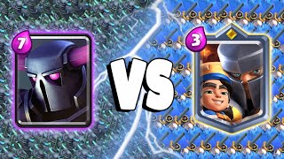 PEKKA Vs LITTLE PRINCE  Clash Royale Battle [upl. by Cire]