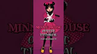 Minnie Mouse Outfit Tutorial 🐭 roblox dti dresstoimpress shorts [upl. by Florina255]