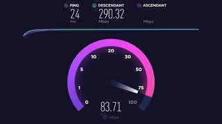 speed test sosh fibre [upl. by Orvie674]