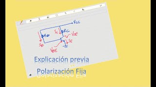 EXPLICACIÓN PREVIA POLARIZACIÓN FIJA BJT [upl. by Jerrie]