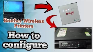 Brother DCPT500W wireless printer  How to configurewireless printing thru wifi modemwifi router [upl. by Enirhtak340]