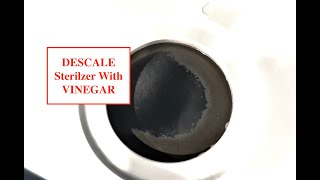 How to DESCALE Tommee Tippees Sterilizer with white vinegar [upl. by Alig455]