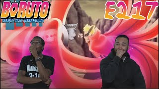 BEST EPISODE OF BORUTO  BORUTO EPISODE 217 REACTION [upl. by Zilla]