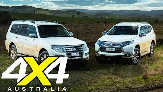 Mitsubishi Pajero vs Pajero Sport  Road test  4X4 Australia [upl. by Raval]