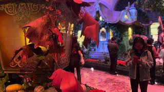 Bellagio Conservatory featuring the Garden of Time display [upl. by Breech934]