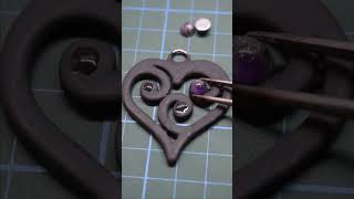 3D Printed Copper Electroformed Pendant for Valentines Day [upl. by Belldame385]