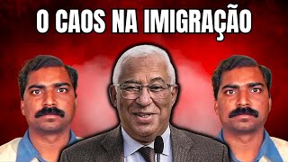 O CAOS NA IMIGRAÇÃO EM PORTUGAL  REPORTAGEM SIC [upl. by Ahseia]