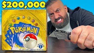 Opening The 200000 1st Edition Pokemon Box Rarest In The World [upl. by Gaivn]