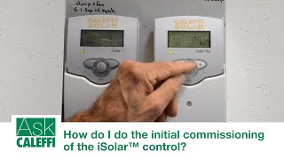 How do I do the initial commissioning of the iSolar™ control [upl. by Donn]