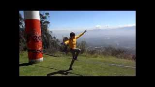 How to Slackline for Beginners Warming up on the Line  Absolute Slacklines [upl. by Emelin]