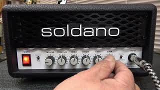 Soldano SLO Mini 30Wアンプヘッド ソルダーノサウンドがこのサイズで！ [upl. by Rolyks]