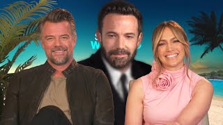 Shotgun Wedding Josh Duhamel Calls CoStar JLos Hubby Ben Affleck DREAMY Exclusive [upl. by Dolores680]