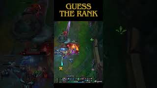 GUESS THE RANK 🩷 WRITE IN COMMENT 👇epicmoments leagueoflegends lol gaming highlights [upl. by Rhodia710]