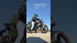 Benelli BN 125 Seat Height 🏍️ Great Bike For Beginners [upl. by Odille]