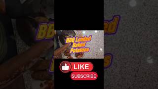 BBQ Loaded Baked Potatoes  Baked Potato Recipe shorts [upl. by Dyane]