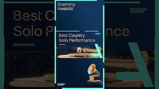 🎉 Congratulations 67th GRAMMYs Best Country Solo Performance Nominees [upl. by Ahern]