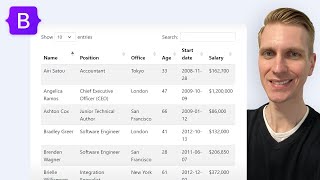 Create a Data Table in Bootstrap 5 [upl. by Mather]